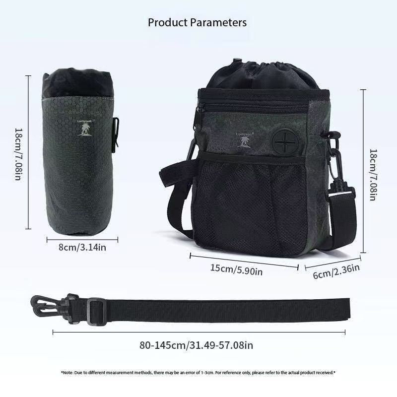 Dog Training Treat Pouch with Poop Bag Dispenser