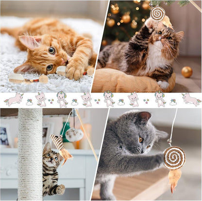 Interactive Cat Fishing Rod Toy Set – 2 Pack