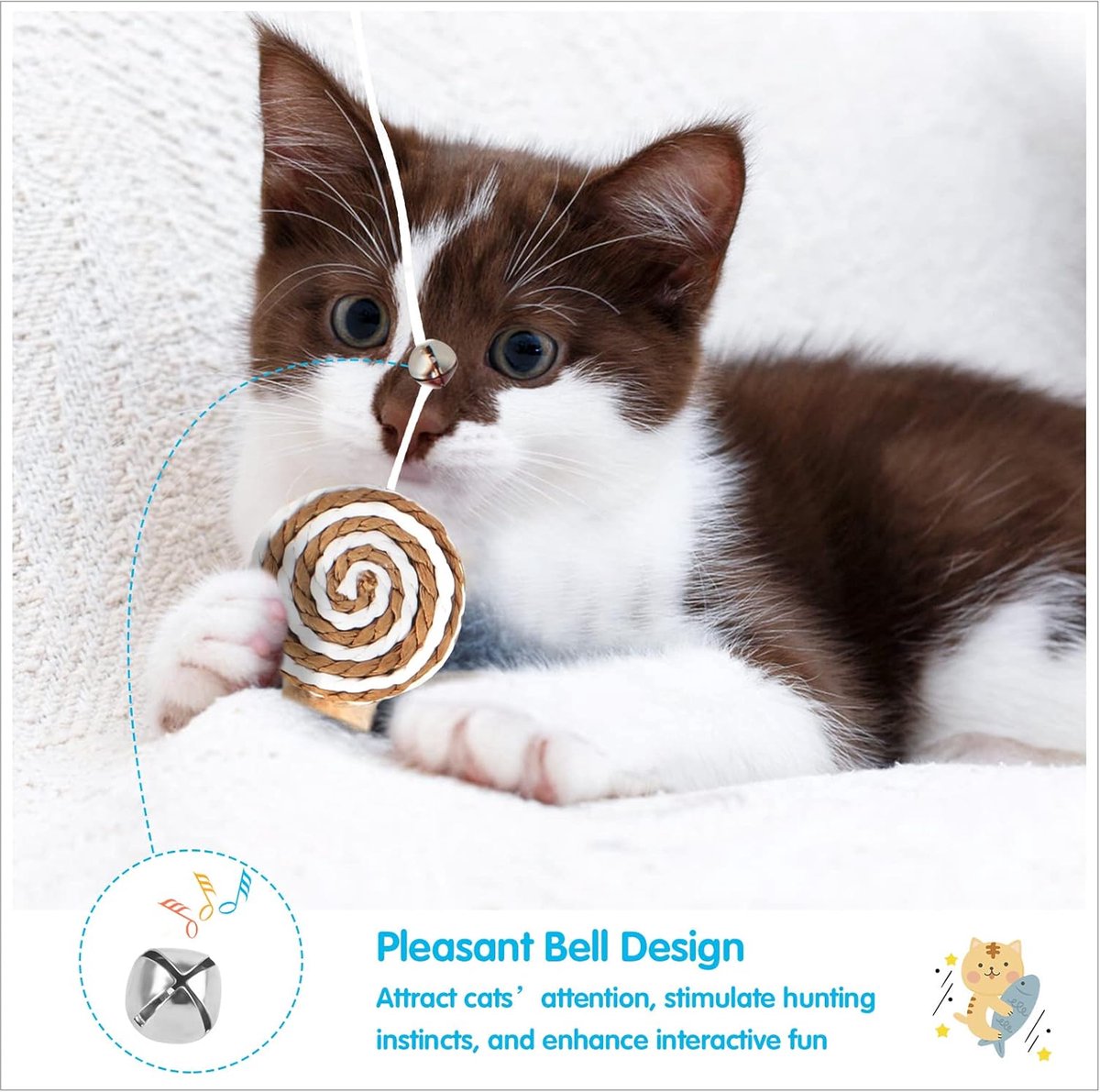 Interactive Cat Fishing Rod Toy Set – 2 Pack