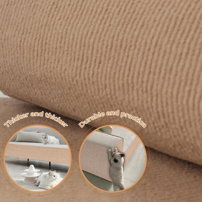 Self-Adhesive Cat Scratching Mat – 40x200cm, Cuttable Sisal Roll