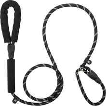 1.8m Dog Training Leash with Reflective Thread & Dual Handles