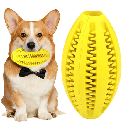 LGCASL Dog Puzzle Toy Ball – Slow Feeder & IQ Training, Yellow