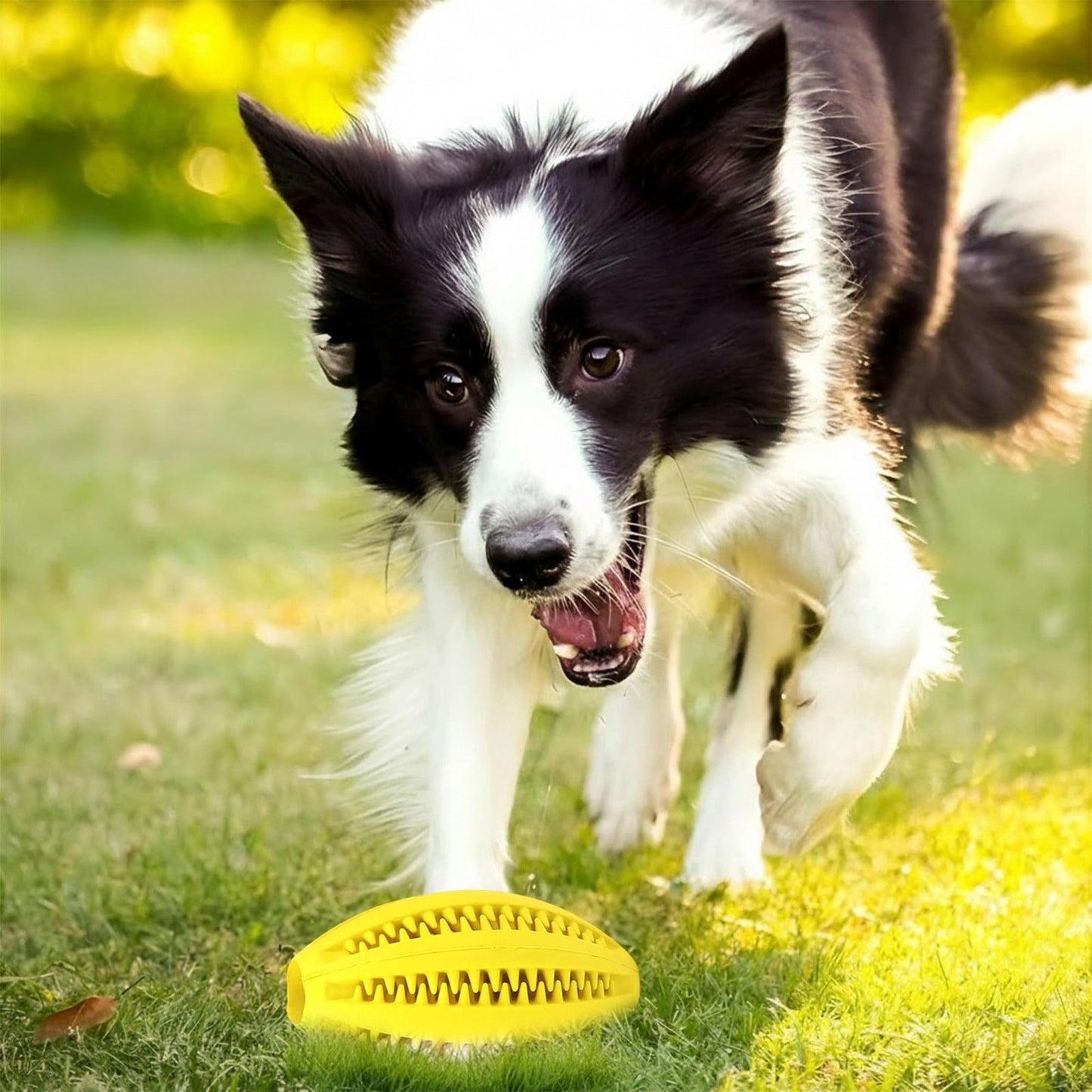 LGCASL Dog Puzzle Toy Ball – Slow Feeder & IQ Training, Yellow