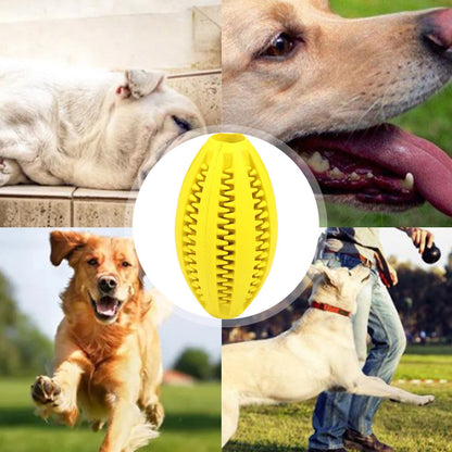 LGCASL Dog Puzzle Toy Ball – Slow Feeder & IQ Training, Yellow