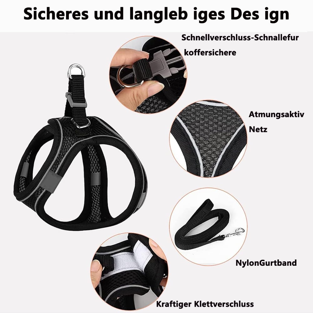 Escape-Proof Cat Harness & Leash Set – Size XXS