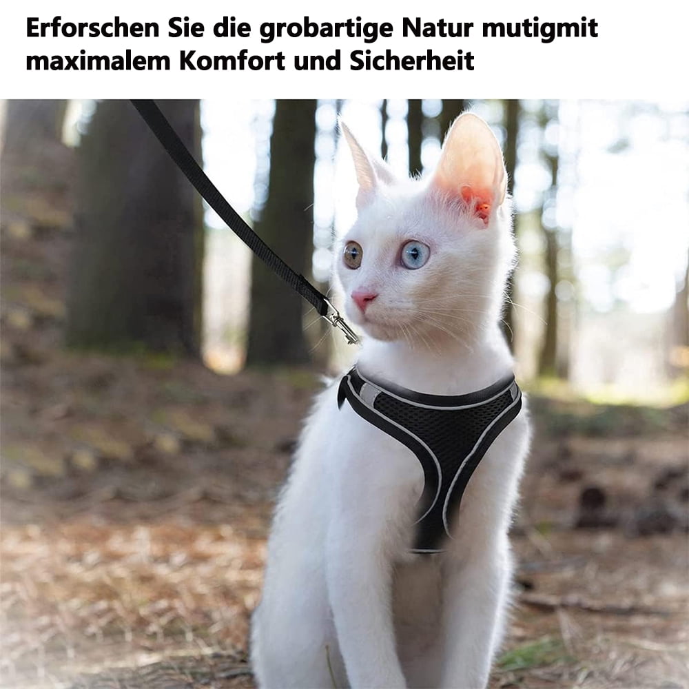Escape-Proof Cat Harness & Leash Set – Size XXS