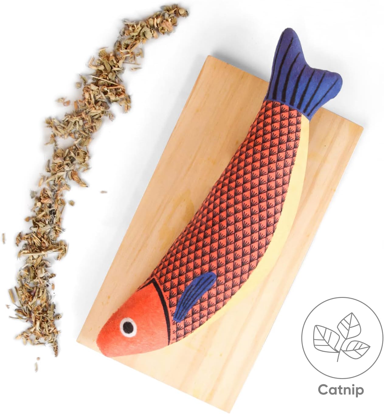 3-Piece Catnip Fish Toy Set – Interactive Plush Chew Toys for Cats