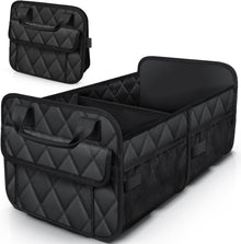 Trunk Organizer for SUV – Foldable 2-Compartment Car Storage