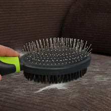 Pet Grooming Brush Set 2-Pack – Double-Sided Brush & Shampoo Brush for Dogs, Cats & Horses