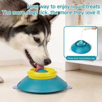 Slow Feeder Lick Bowl for Cats & Dogs – Green