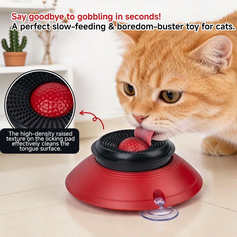 Slow Feeder Lick Bowl for Cats & Dogs – Green