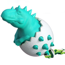 Dinosaur Egg Dog Chew Toy – Durable Rubber Dental Toy for Dogs