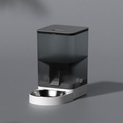 4L Automatic Pet Feeder – Grey Button Control