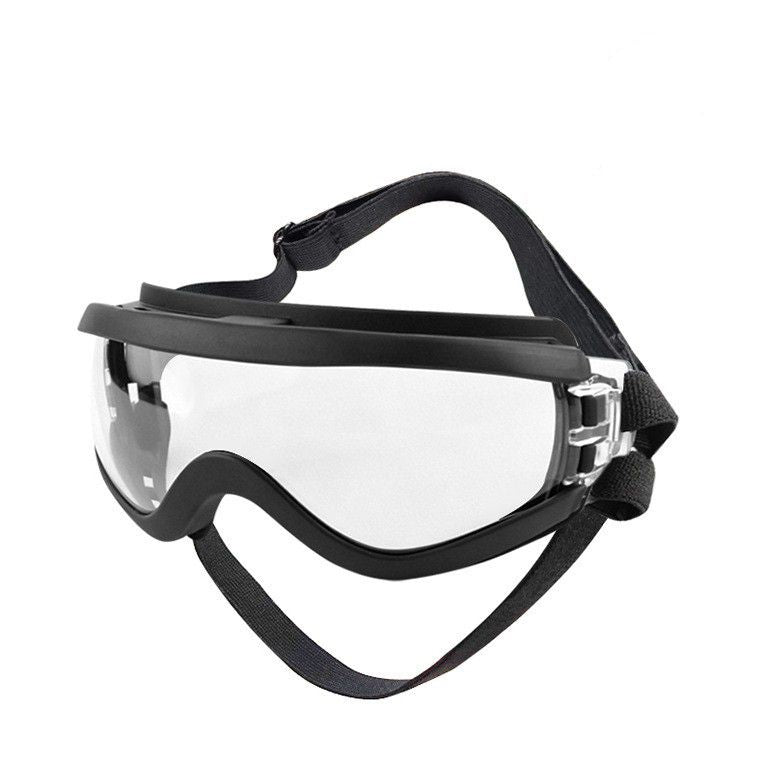 Adjustable Dog Goggles – Clear Lens Medium