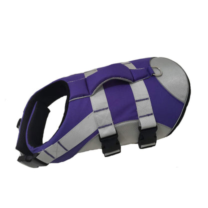 Dog Life Jacket with Grab Handle – Orange Medium