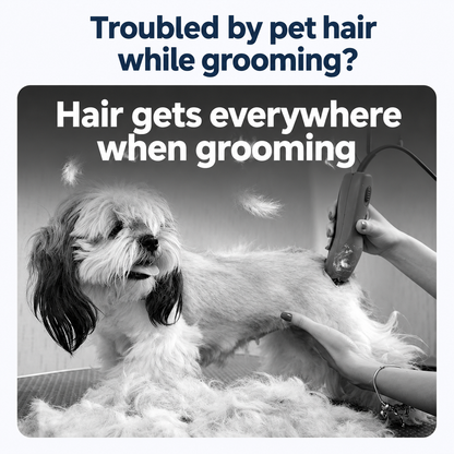 5-in-1 Pet Grooming Vacuum Kit – White
