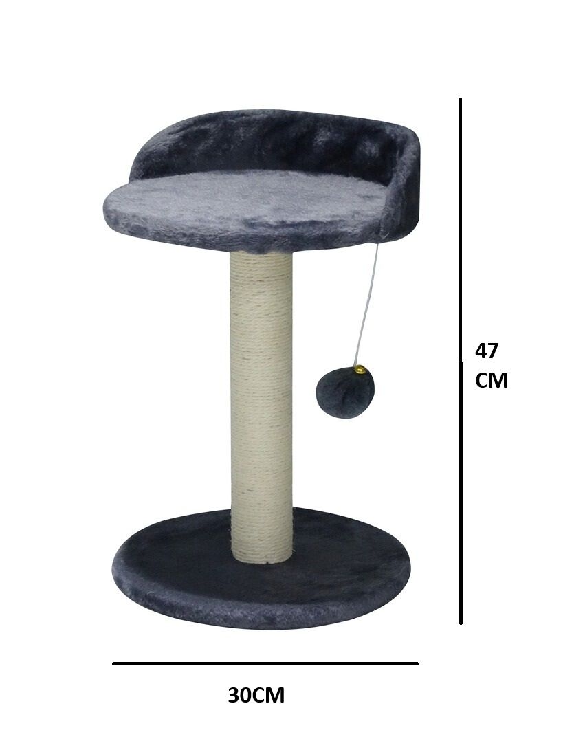 CARLA HOME Cat Tree Tower for Kittens & Small Cats – Plush Perch, Sisal Post & Hanging Ball Toy