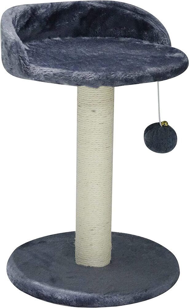 CARLA HOME Cat Tree Tower for Kittens & Small Cats – Plush Perch, Sisal Post & Hanging Ball Toy
