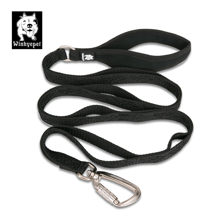 Whinyepet Dog Leash – Black, Medium
