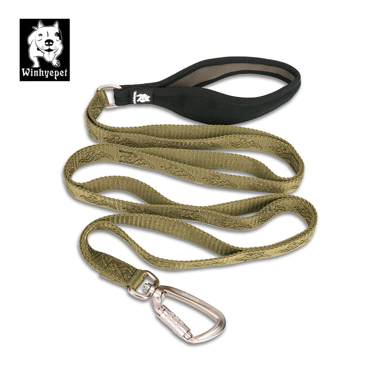 Whinyepet Dog Leash – Army Green, Medium