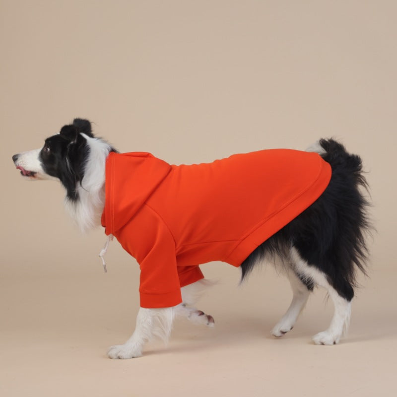Black Dog Hoodie with Adjustable Drawstring – Size 2XL