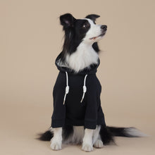 Black Dog Hoodie with Adjustable Drawstring – Size 5XL