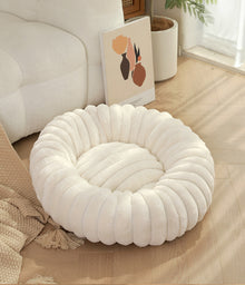 Round Plush Pet Bed - 40cm