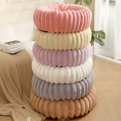 Round Plush Pet Bed - 40cm