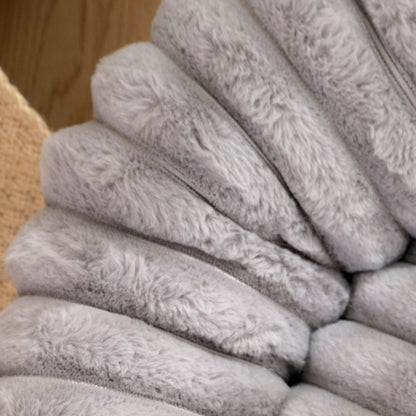 Round Plush Pet Bed - 40cm