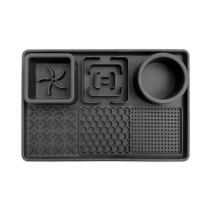 Black Multi-Functional Pet Slow Feeder Lick Mat – Food-Grade Silicone