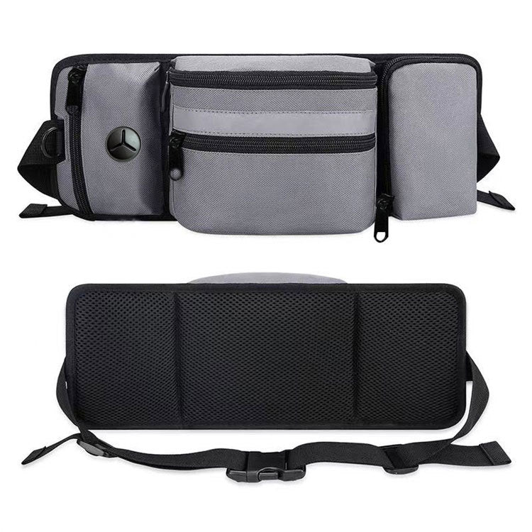 Dog Training Belt Bag with Water Bottle Holder – Grey