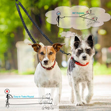Orange Double-Ended Dog Leash Coupler – Tangle-Free, Walk Two Dogs
