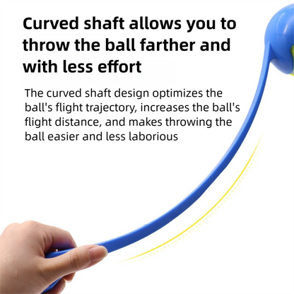 3-Pack Dog Tennis Ball Launcher Stick – 48cm, Hands-Free Fetch Thrower