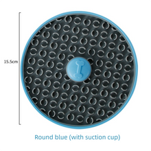 Blue 3-in-1 Interactive Pet Slow Feeder Lick Mat – Cage, Wall or Floor Mount