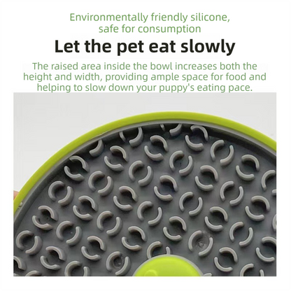 Blue 3-in-1 Interactive Pet Slow Feeder Lick Mat – Cage, Wall or Floor Mount