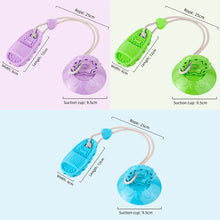 3-Piece Slipper-Shaped Dog Chew Toys with Suction Cup – Blue, Purple & Green