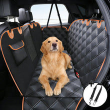 Waterproof Dog Car Seat Protector – 135x148cm Hammock with Storage Pockets & Mesh Window