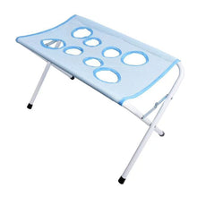 Foldable Pet Grooming Hammock Stand – Blue
