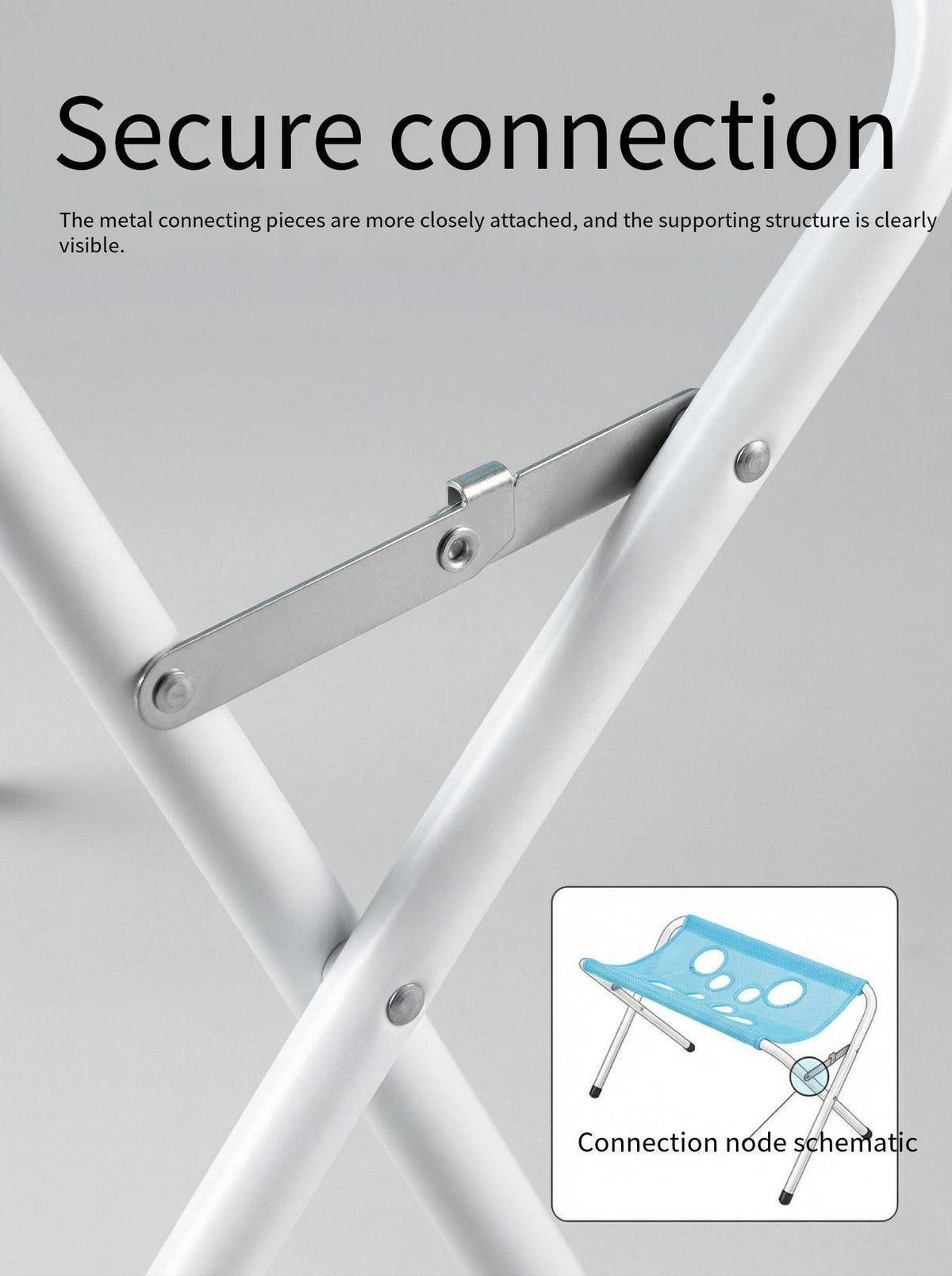 Foldable Pet Grooming Hammock Stand – Blue