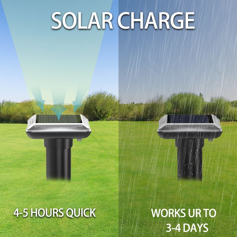 Solar Snake & Rodent Deterrent Stake – Green