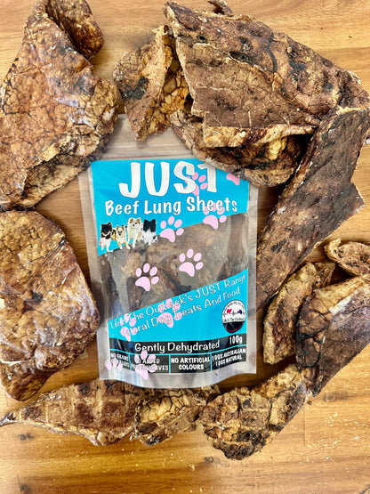 Beef Lung Sheets Dog Treats – 100% Australian