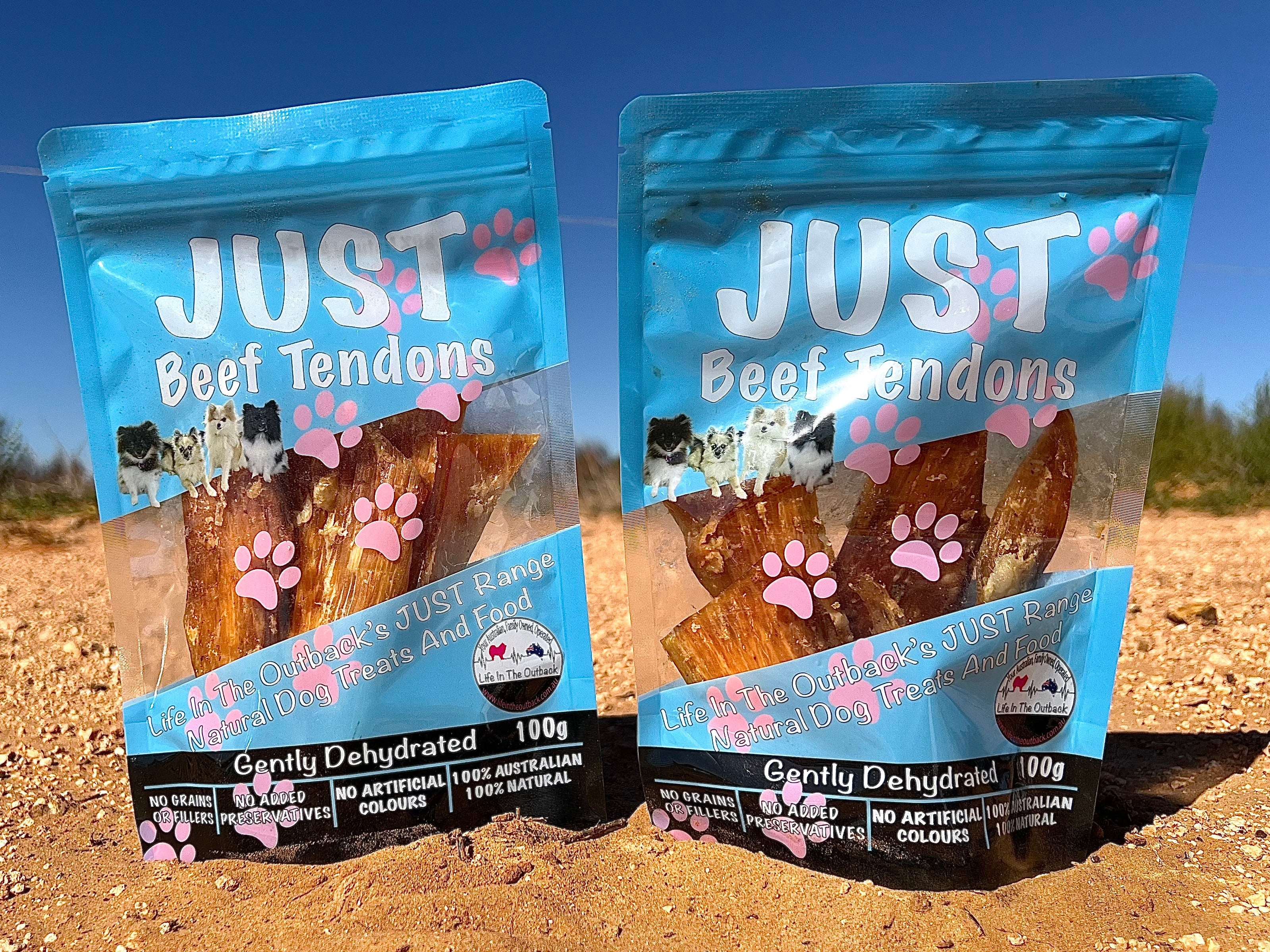 Beef Tendon Dog Treats – 100% Australian