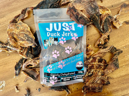 Duck Jerky Dog Treats – 100% Australian
