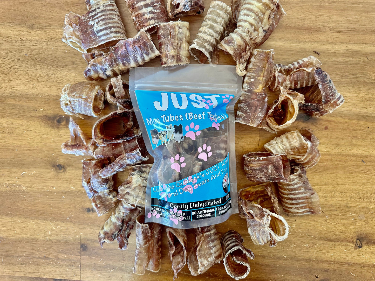 Beef Trachea Dog Chews – 100% Australian (Moo Tubes)