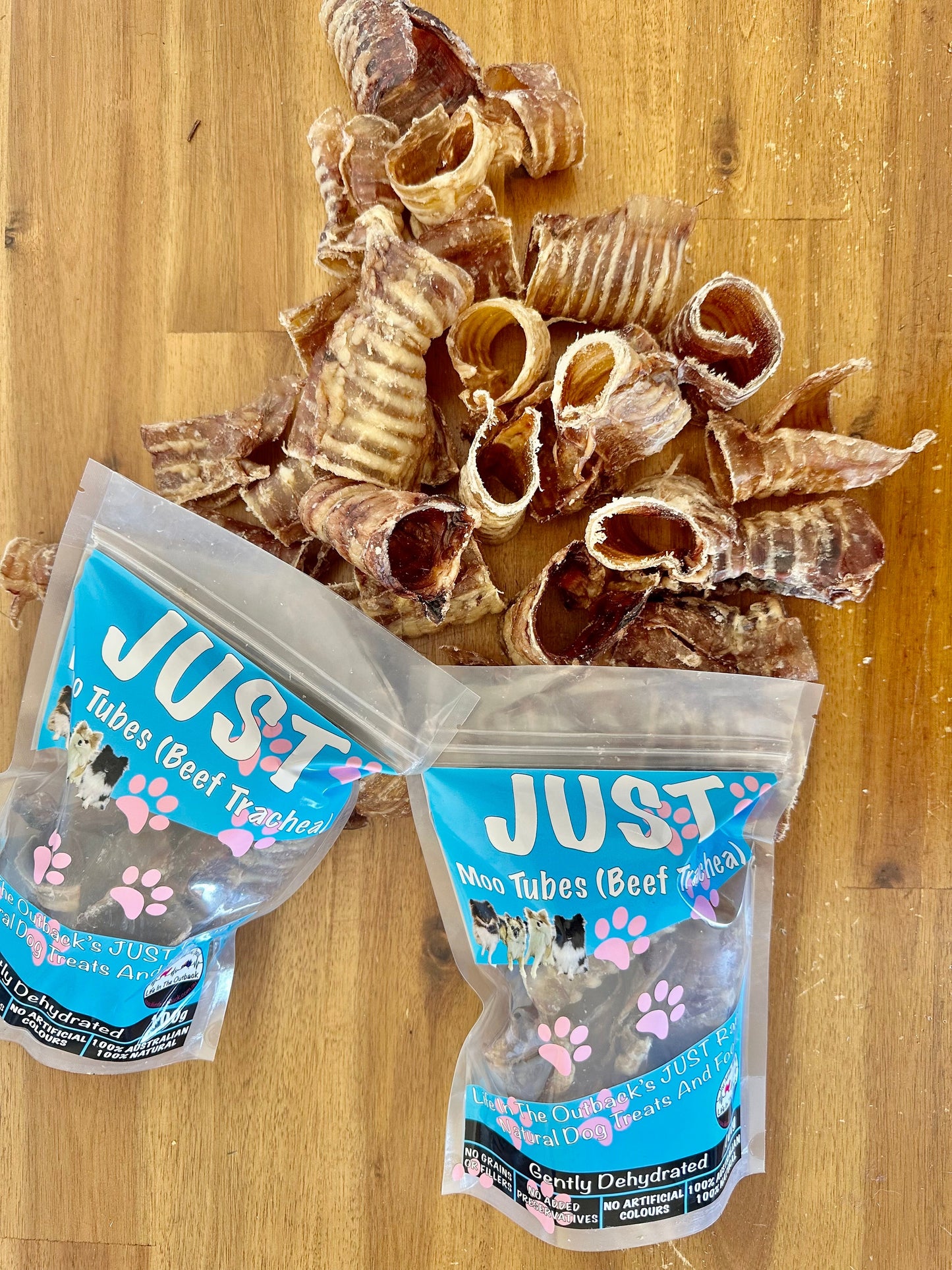 Beef Trachea Dog Chews – 100% Australian (Moo Tubes)