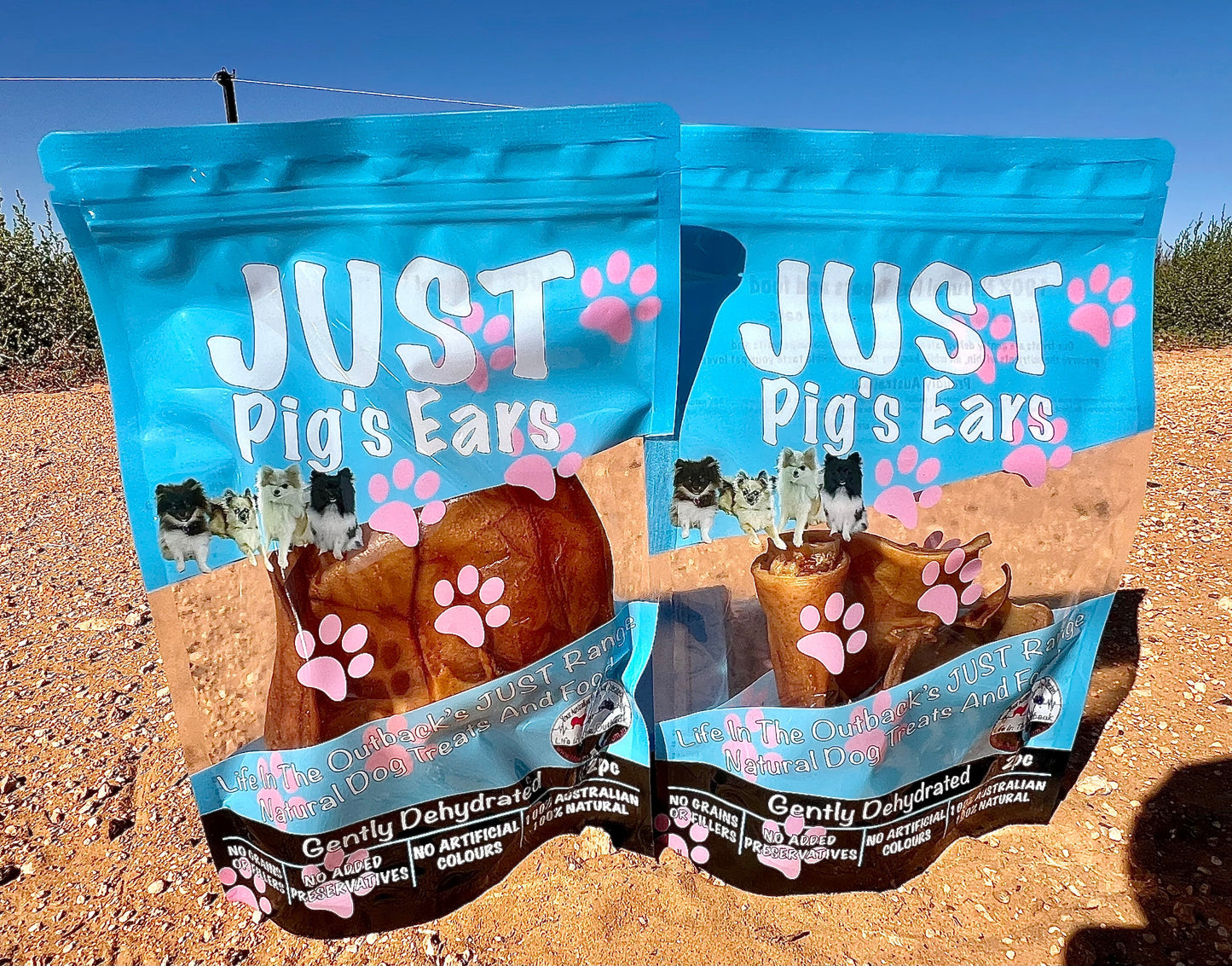 Pig's Ear Dog Chews – 100% Australian