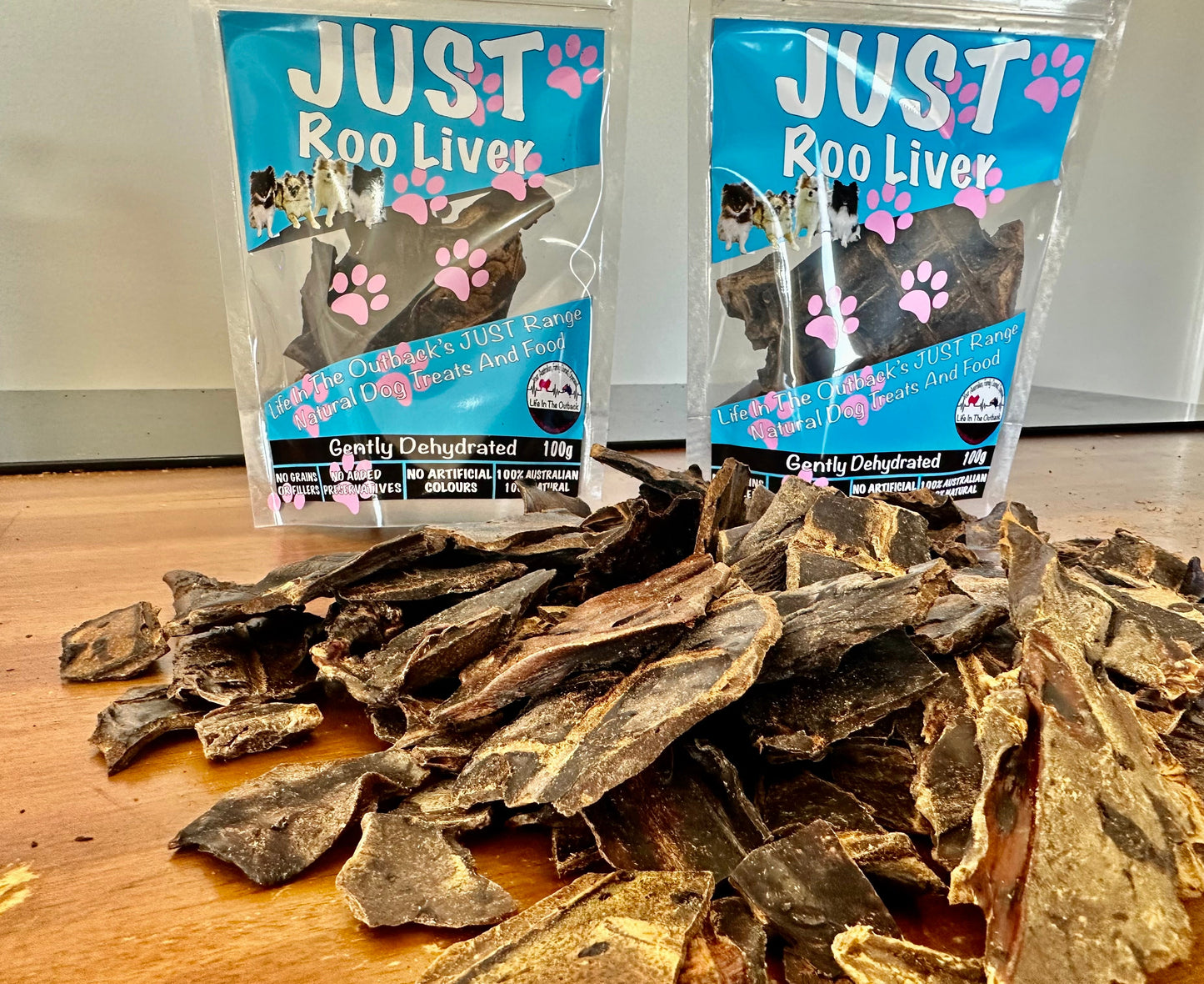Kangaroo Liver Dog Treats – 100% Australian (Roo Liver)